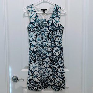 Kenneth Cole Cotton Sleeveless Tie Dye Dress
